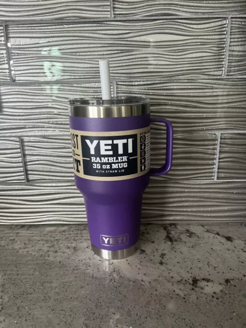 Yeti Rambler 35 oz Straw Mug Peak Purple