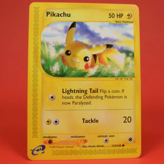 Pokemon TCG English Card Expedition Base Set Pikachu 124/165