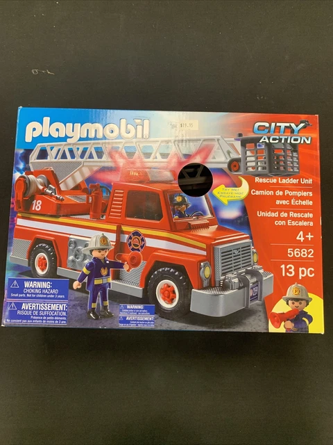 Lot Playmobil Vintage : Ramoneur Avec échelle Noire - Sets 3316 Et 3576 (1979/1980) - Occasion