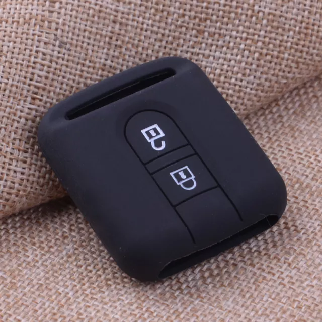 Silicone Remote Key 2 Button Case Cover Fob Fit For NISSAN Navara Micra Qashqai~