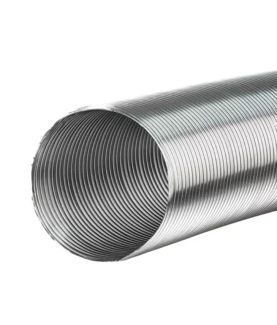 Aluminium Tuyau Flexible 125mm/3M Alliage Flexi Air Conduit Tuyau Tube Chaleur