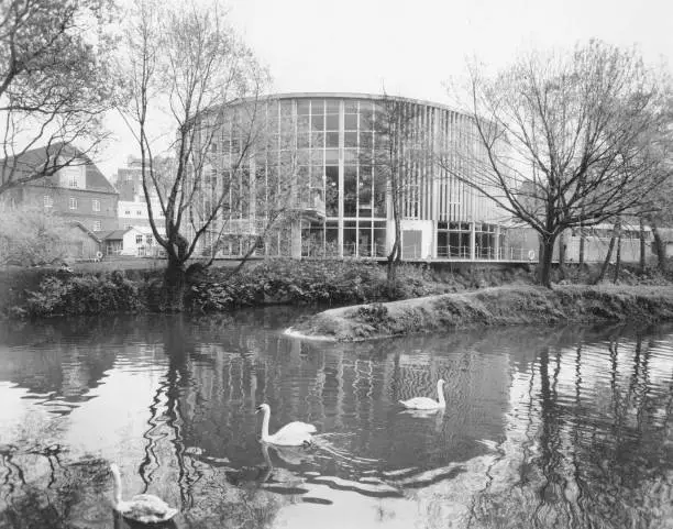 Yvonne Arnaud Theatre At Guildford 1965 Old Photo