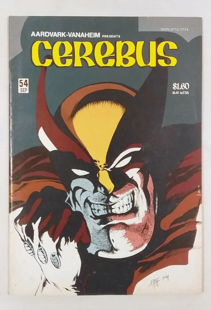 Cerebus The Aardvark #54 Vf-Nm 1983 Aardvark-Vanaheim Wolveroach