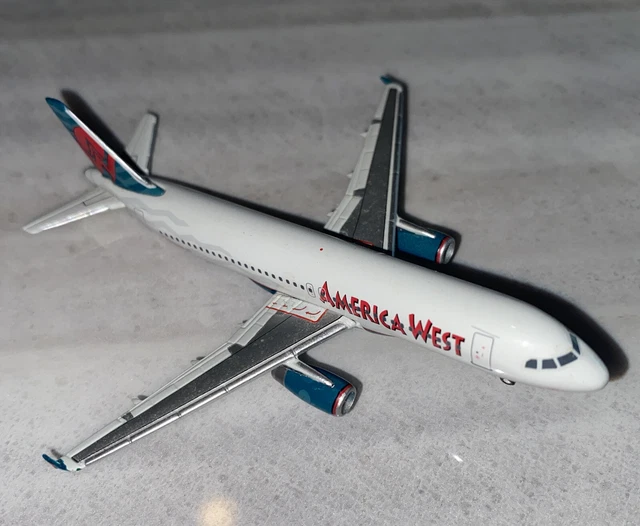 America West Airlines Airbus A320 N627AW Gemini Jets GJAWE531 Scale 1:400 RARE
