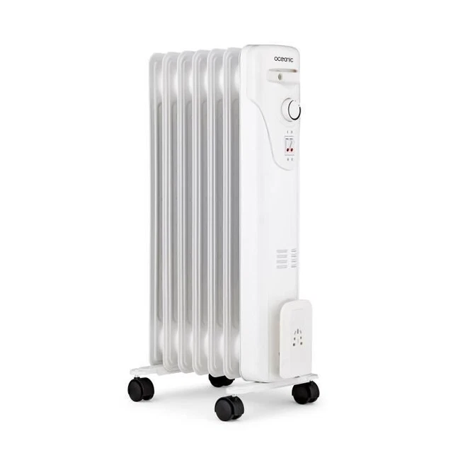 Taurus Dakar - Radiateur bain d'huile à 7 éléments 1500W, 3 niveaux de Taurus Dakar - Radiateur bain d'huile à 7 éléments 1500W, 3 niveaux de