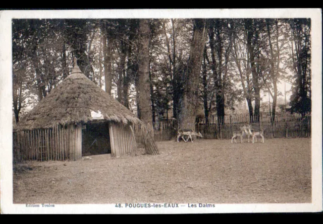 POUGUES-les-EAUX (58) DEIMS at the PARC animalier in 1932