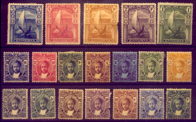 Zanzibar : Nice Lot  Of Mint  Stamps:  Great Stamps  No Reserve