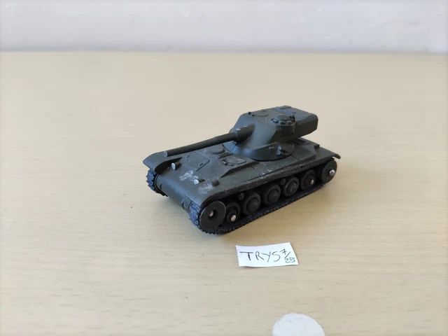 Char Chieftain Dinky Toys – Miniature Militaire Métal Vert – Occasion Vintage 1970