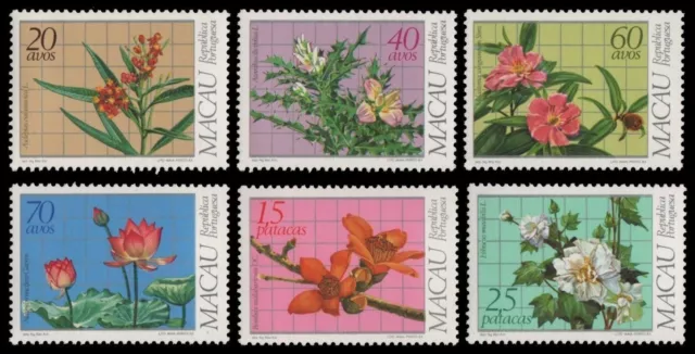 Macau Macao 1983 Medicinal Plants stamps