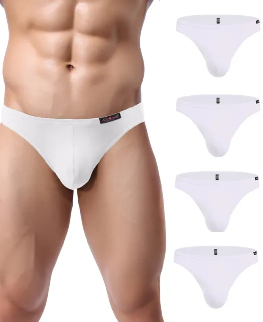 AVIDLOVE MEN UNDERWEAR Micromodal Bikinis 4 Pack Briefs White FBA Large  $33.01 - PicClick