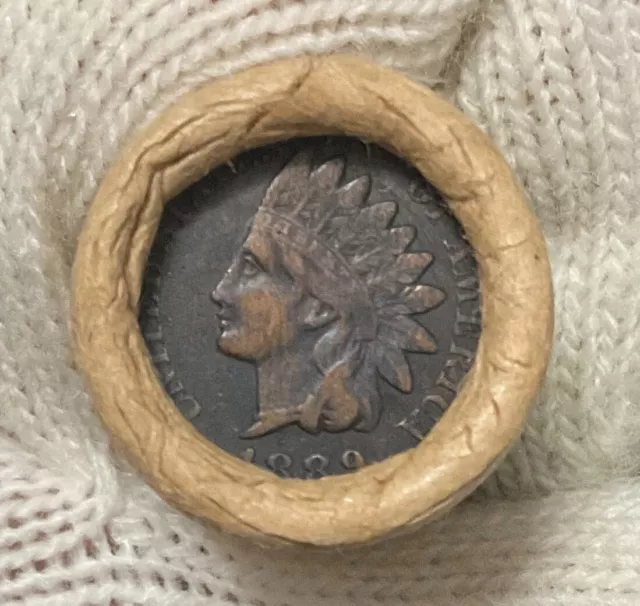 Unsearched Old Estate Wheat Penny Roll Indian Head Old Vintage Cents Silver Dime
