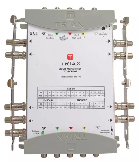 Tdscr 504 Dscr Multi-Interrupteur,5 Entrée,8 Sorties - 318186