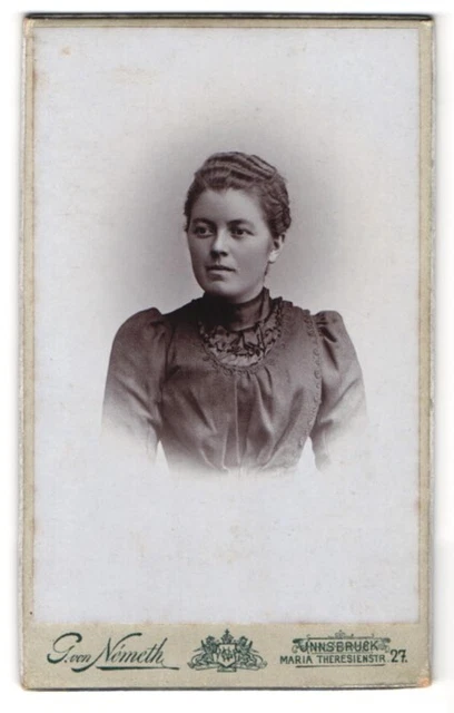 Fotografie Geza von Nemeth, Innsbruck, Mariatheresienstr. 27, Portrait junge Da