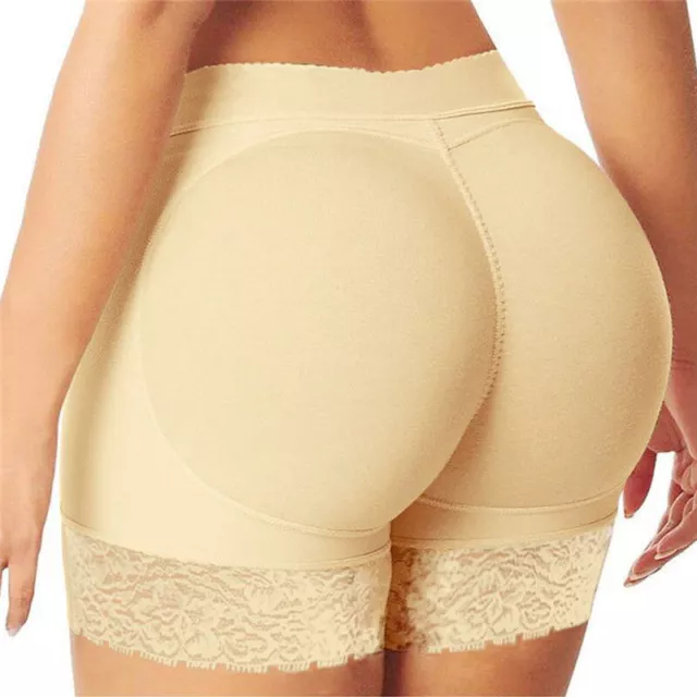 Women Padded Butt Lifter Panty Bum Pants Shaper Brief Underwear Shapewear Shorts 3