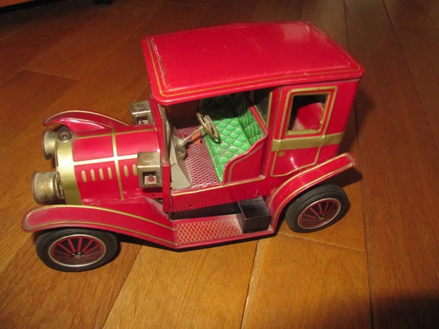 Petite Voiture à Remonter Ancienne - Jouet En Métal Collection - Occasion - Old Toy Car