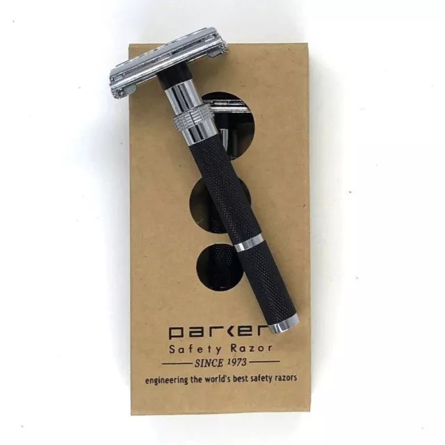 Parker Safety Razor 96R + 5 * FREE * Derby Razor Blades + * FREE * Delivery