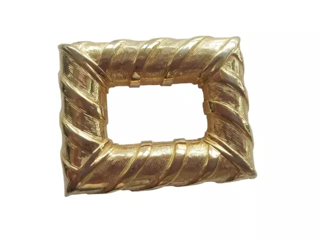 Vintage Dottie Smith Gold Tone Belt Buckle