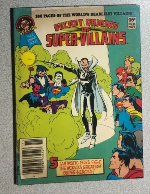 DC  COMICS SPECIAL DIGEST #15 (1981) Secret Origins of Super-Villains FINE-
