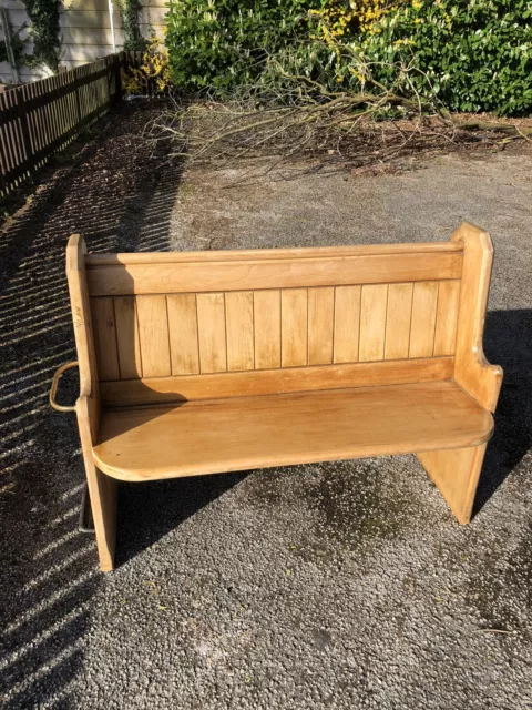 Pine 2 Seater Church Pew