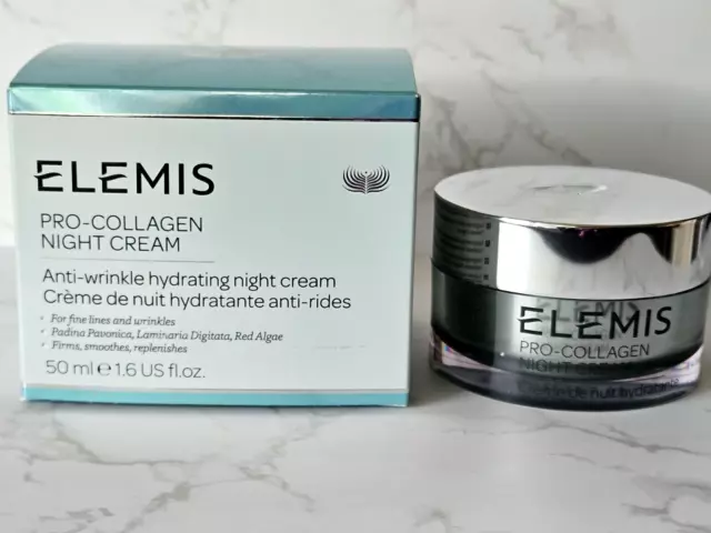 Elemis Pro-Collagen Anti-wrinkle Hydrating Night Cream 50ml Brand New Genuine