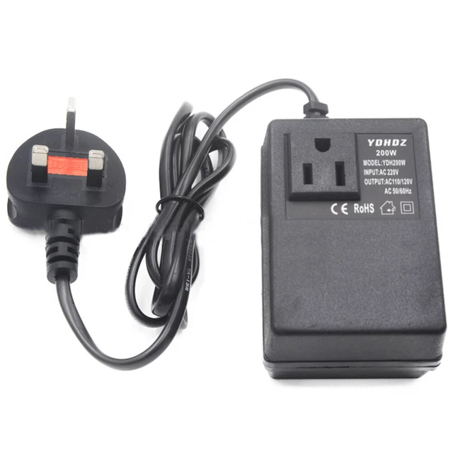 Uyoyous 2000VA Step Down Power Transformer 240V To 110V Voltage Converter UK To US With Temperature Control Circuit Breaker Protection Weight 6.05kg