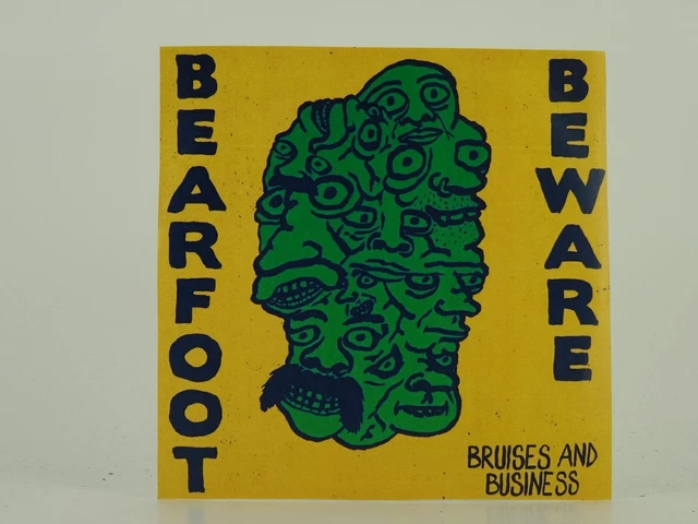 BEARFOOT BEWARE BRUISES AND BUSINESS EP (D6) 3 Track Promo CD Single Picture Sle