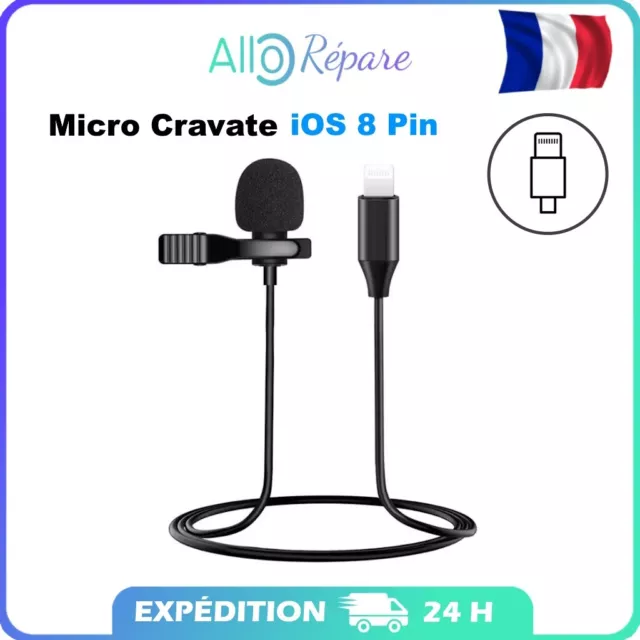 Microphone Filaire Main Libre Micro Cravate Pince PC Ordinateur Smartphone