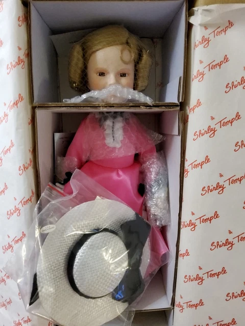 Shirley Temple "Little Colonel” The Danbury Mint 14" Doll NIB NRFB with document
