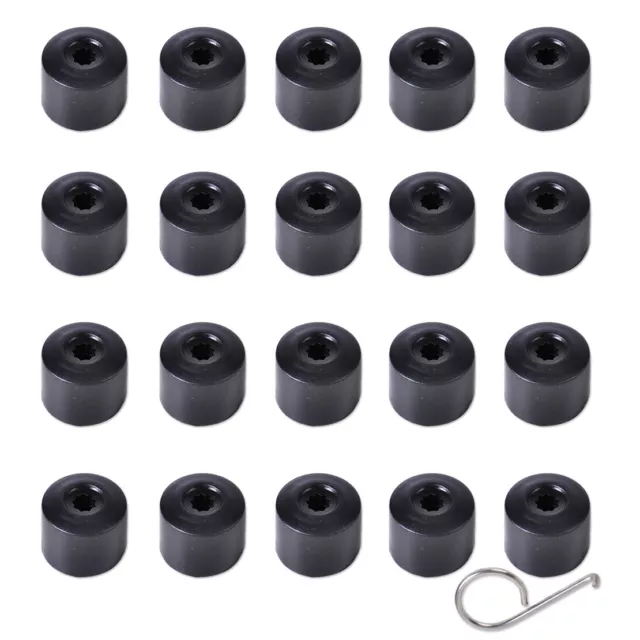 Antitheft Wheel Lug Bolt Center Nut Cover Cap Fit for Jetta Golf Polo Fox-EU Nm