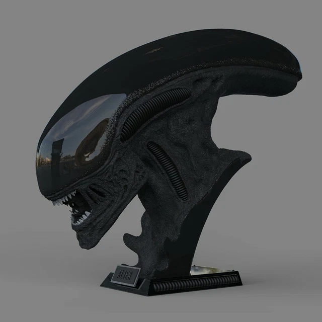 ALIEN XENOMORPH BUST 3D Print Stl Model Diorama 3D print model £2.95 ...