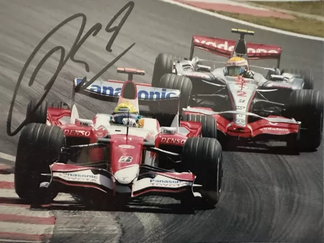 Originalsigniertes Autogramm Unterschrift Foto Formel 1 F1 von Ralf Schumacher