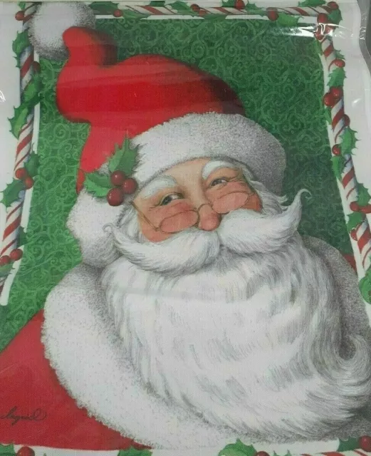 NEW RUSS SANTA CLAUS PORTRAIT CHRISTMAS GARDEN FLAG 12 x 18 HOLIDAY DAVID SANDS