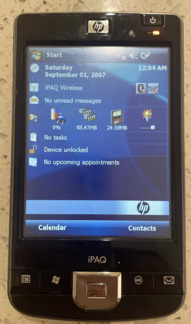 HP iPAQ 214 Enterprise Handheld PDA Windows Mobile 6.0 Classic With Case
