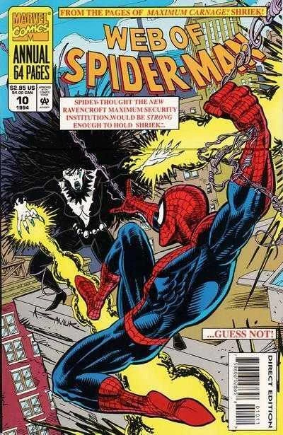 Web of Spider-Man (1985) ANNUAL #  10 (6.0-FN) Shriek 1994