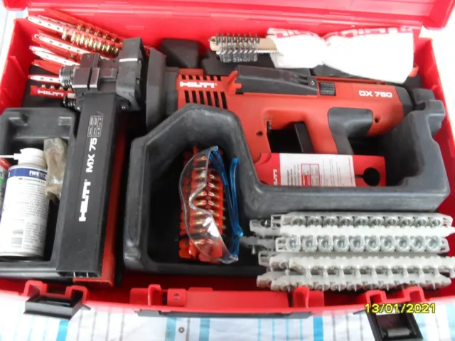 *Hilti Dx 75 / Mx 75 Wie Neu Profi Bolzensetzgerät+ Zubehör + Koffer. Top Zust.*