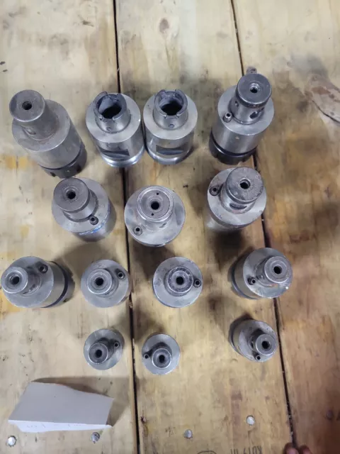 Lot Of 14 Collet Holders/Some Collets. *Read Description* 2