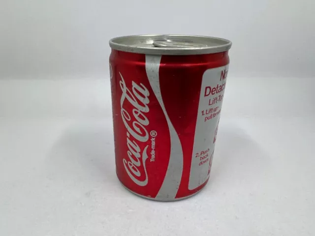 Coca-Cola 8oz Non-Detachable Lift-Top Can Vintage