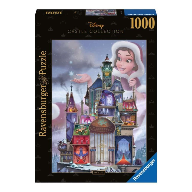 PUZZLE 1000 PIÈCES Belle La Belle Et La Bête Disney Castle Ravensburger ...