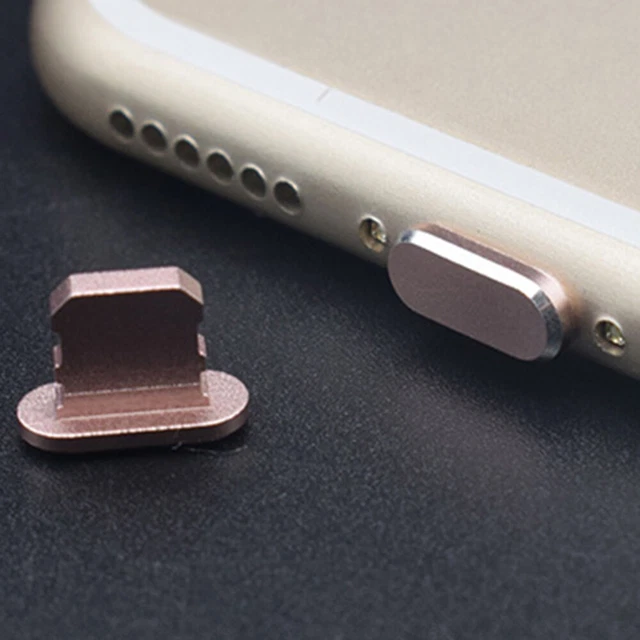 10PCS / Set Universel Smartphone Métal Antipoussière Plug Cap Cache-Bouchon 9