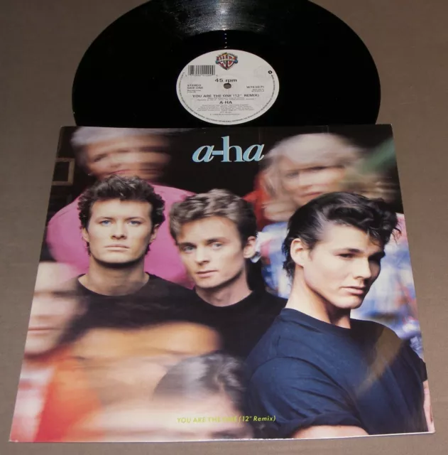 a-ha You Are The One 12" Single Remix Vg + Vg Vinyl Record W7636T