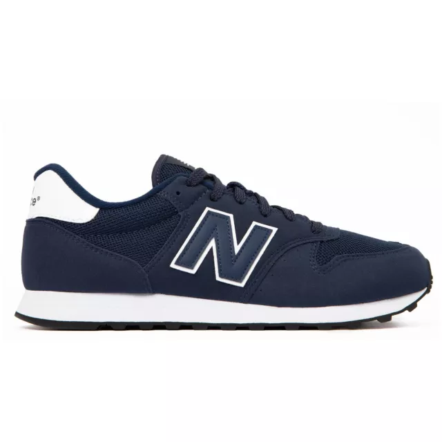 New Balance Herren Marineblau Wildleder Sneakers Turnschuhe Sportschuhe GM500EN2