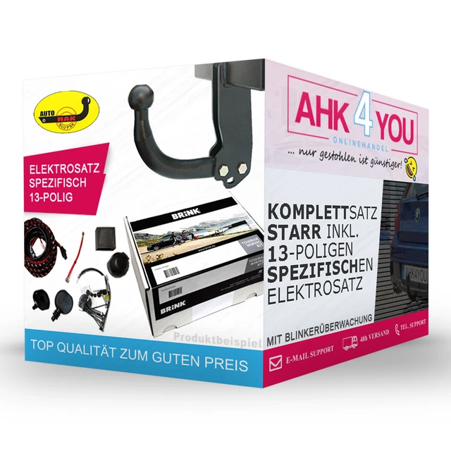 AUTOHAK AHK für Fiat Tipo Limousine ab 16 starr + 13-pol BRINK ES SPEZ