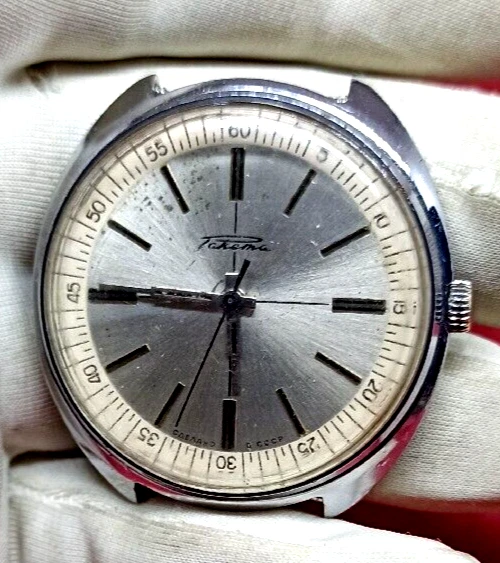 RARE Big Raketa 2609.HA Vernisage  USSR Watch Wrist Soviet Vtg Men's Old.Video