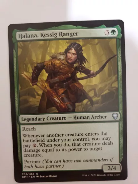 MTG Magic The Gathering Card Halana, Kessig Ranger Legendary Creature Human Arch