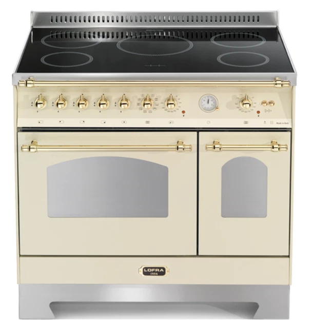 Lofra Dolcevita Rbid96Mfte/5I Cucina 90X60 Avorio 5Zone Cottura Forno Elettrico