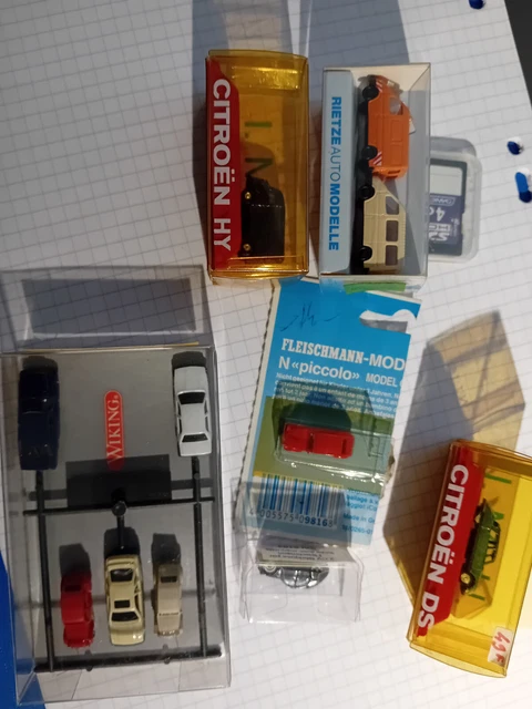 Lot 13 Autos Miniatures HO 1/87, Fleischmann, Wiking, Norev, Mercedes, Audi, BMW