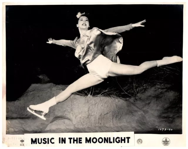 Music In The Moonlight Original Lobby Card 1941 Dorothy Lewis Ice Skating Capade