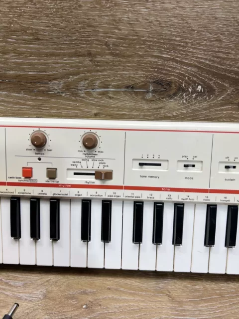 Teclado eléctrico portátil sintetizador de piano sintetizador Casio Casiotone MT-40 (LEER) 3