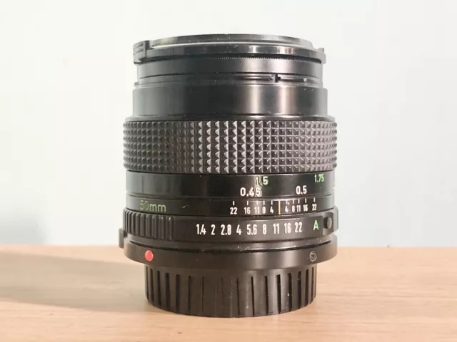 Canon 50mm f1.4 FD Manual Focus Prime Lens For A1, AE-1, AV1 etc