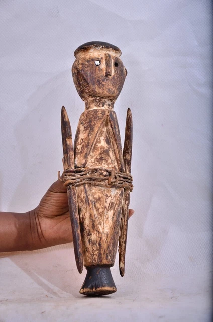 African tribal art, Zande Warrior  statue from Democratic Republic of Congo 2